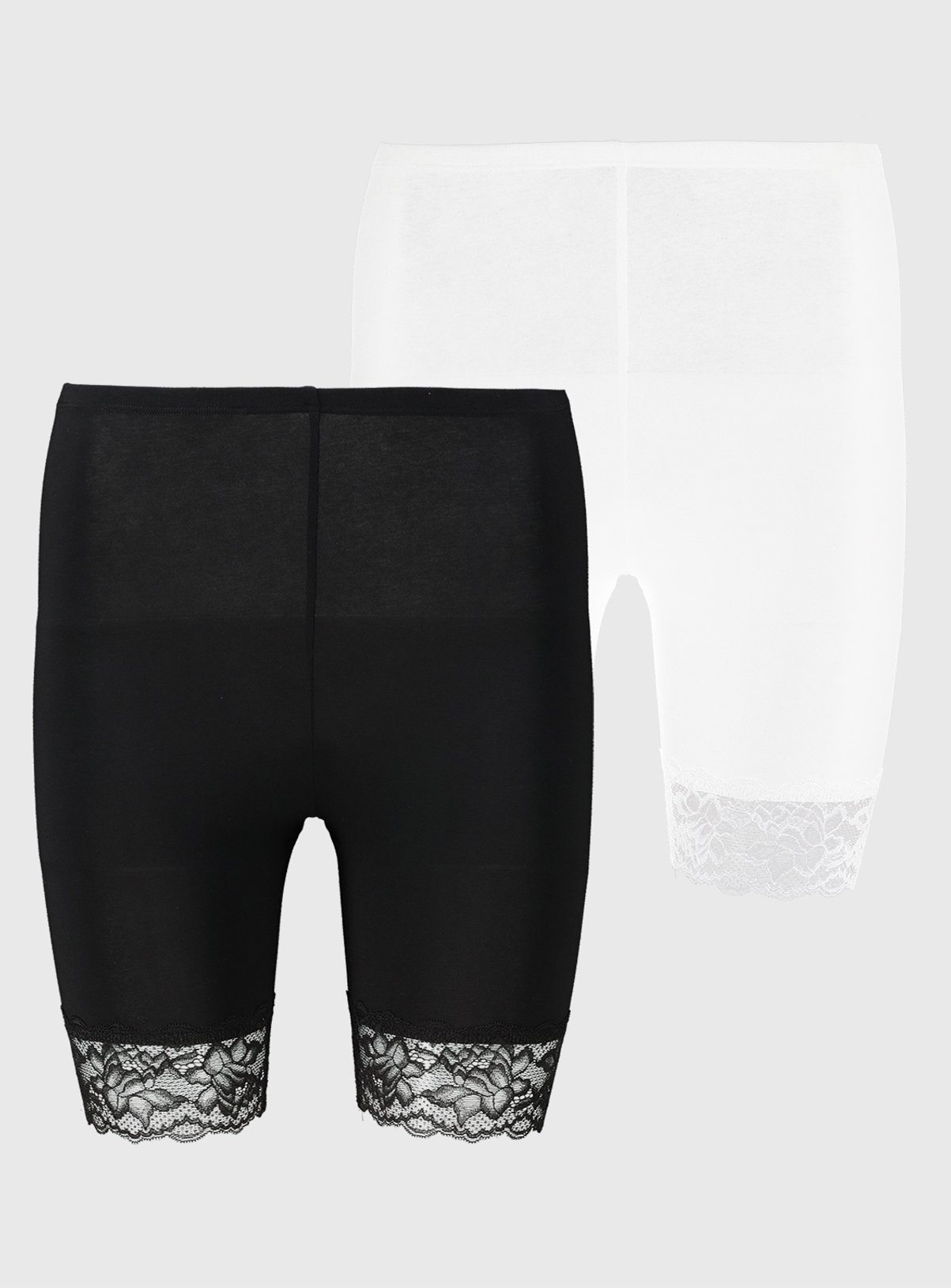 Black & White Anti-Rub Shorts 2 Pack - 12 - Image 1 thumbnail